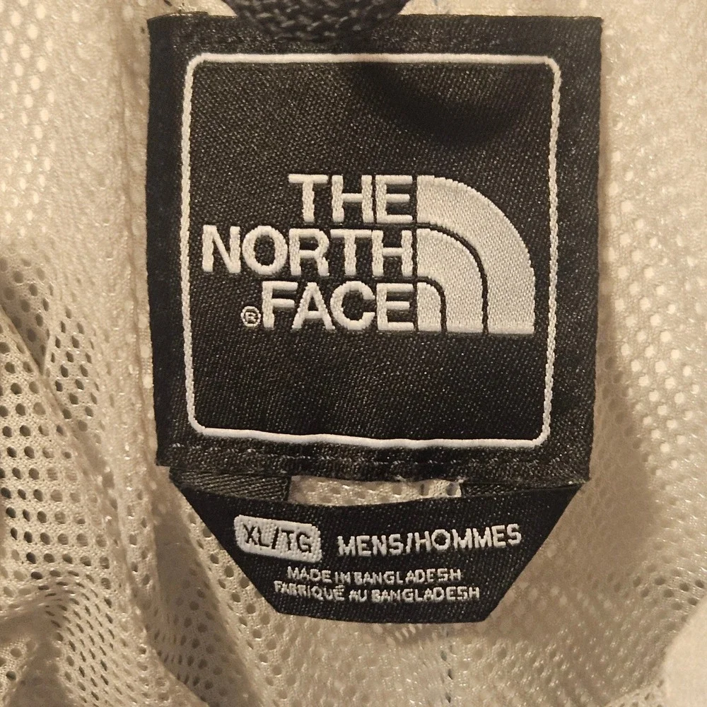 The North Face HyVent Rain Jacket Mens Size XL Blue Ripstop Hooded Shell Mesh
